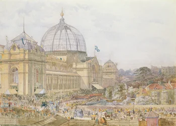 Internationale Ausstellung, 1862: Offizielle Eröffnung